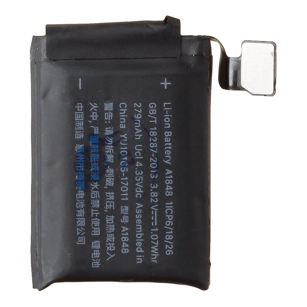 Аккумулятор (АКБ) для Apple Watch Series 3 LTE 38mm A1848 (A1860, A1889, A1890) оригинал