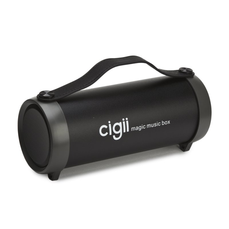 Колонка беспроводная Bluetooth Cigii S33D 98*226 мм (черная) мятая упаковка