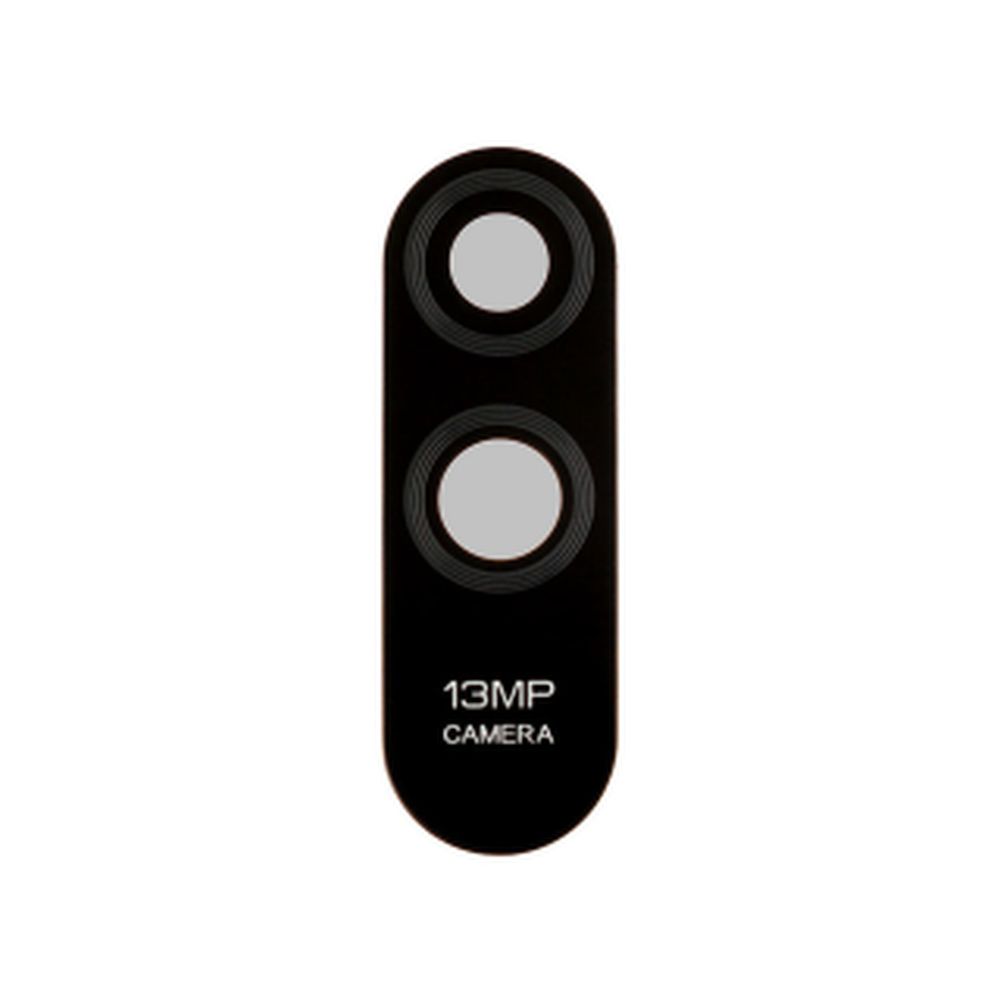Стекло задней камеры для Realme 9i (RMX3491) (без рамки) (черный)