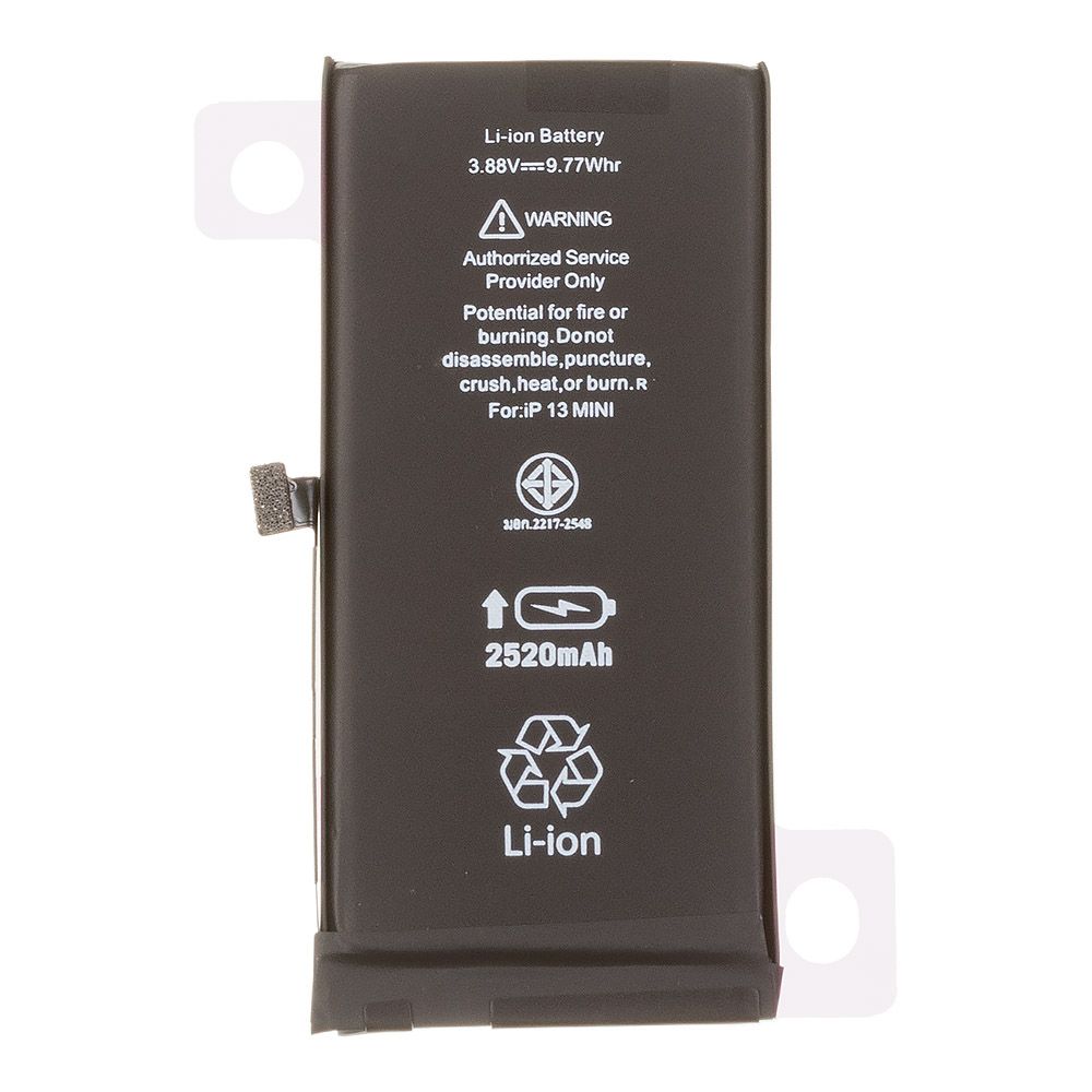Аккумулятор (АКБ) для iPhone 13 mini Li 2520 mAh повышенная емкость Ultra Capacity, Статус "Genuine" (Подлинный)