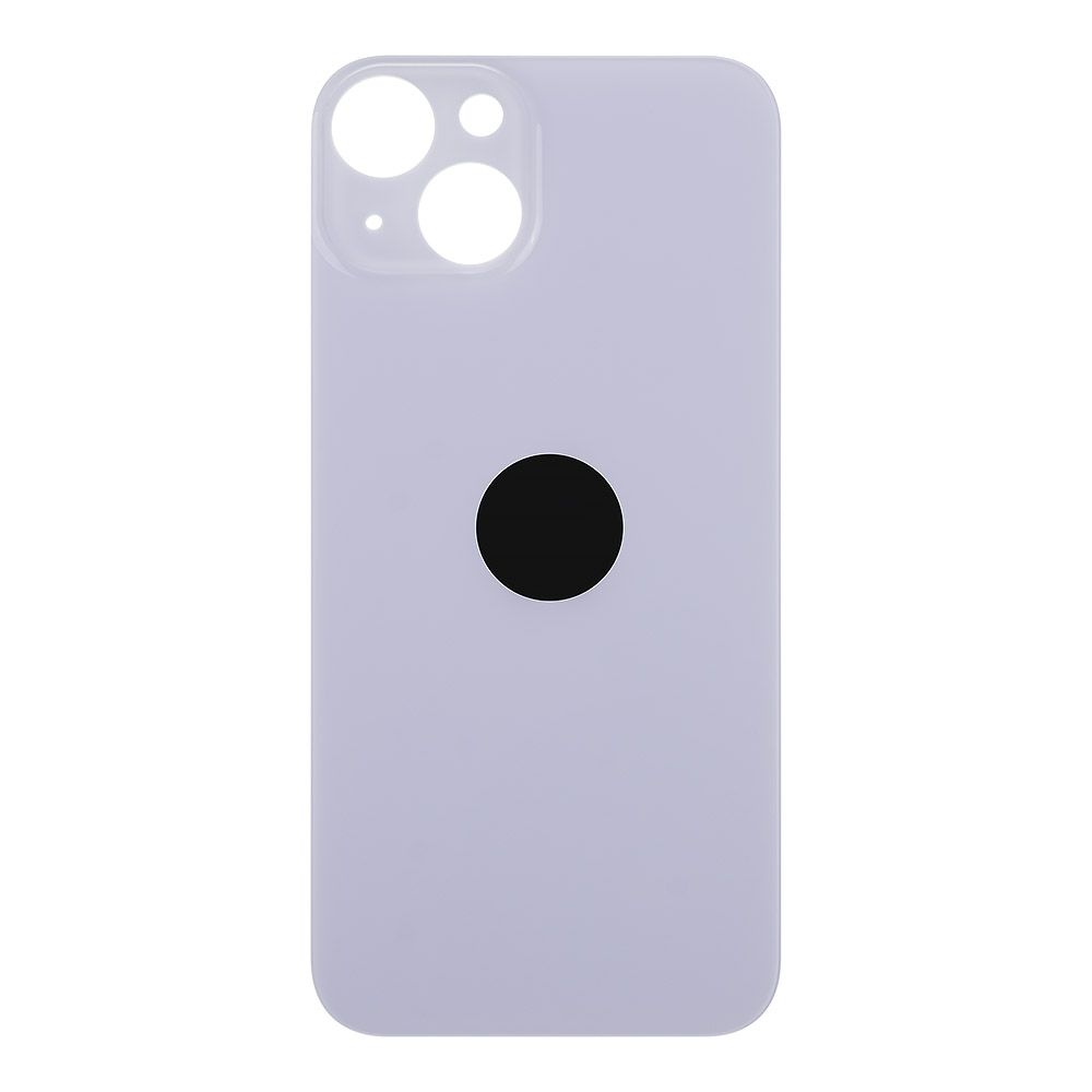 Задняя крышка для iPhone 14 (фиолетовый) с логотипом, монолит