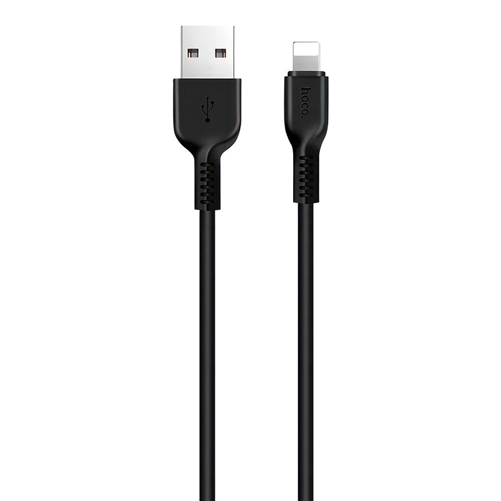 USB кабель HOCO X20 Flash Lightning 8-pin, 2м, PVC (черный)