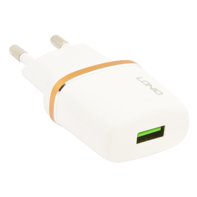СЗУ "LDNIO" 1 USB выход 1А + кабель для Lightning 8-pin DL-AC50 (коробка)