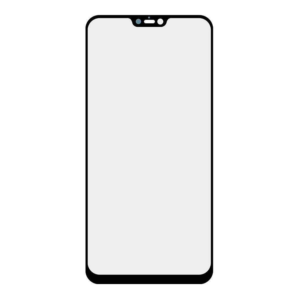 Стекло + OCA пленка для переклейки Vivo Y85 (черный)