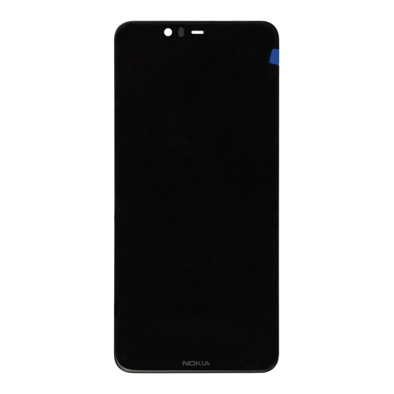 LCD дисплей для Nokia 5.1 Plus (TA-1105) в сборе с тачскрином (черный)