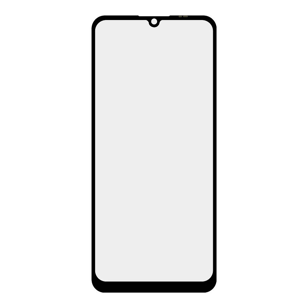 Стекло + OCA плёнка для переклейки Huawei Honor 9A (MOA-LX9N) / Y6p (MED-LX9N) (черный)