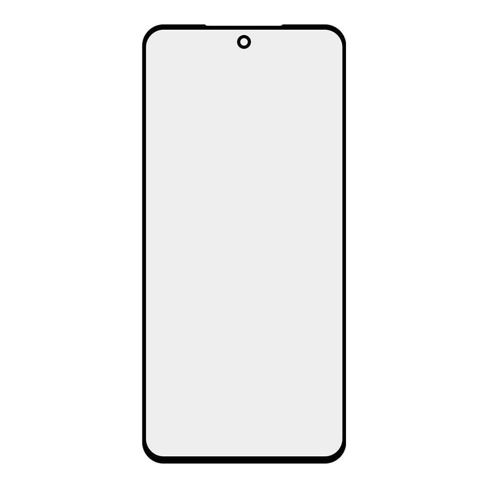 Стекло для переклейки Samsung Galaxy S21 FE (черный)