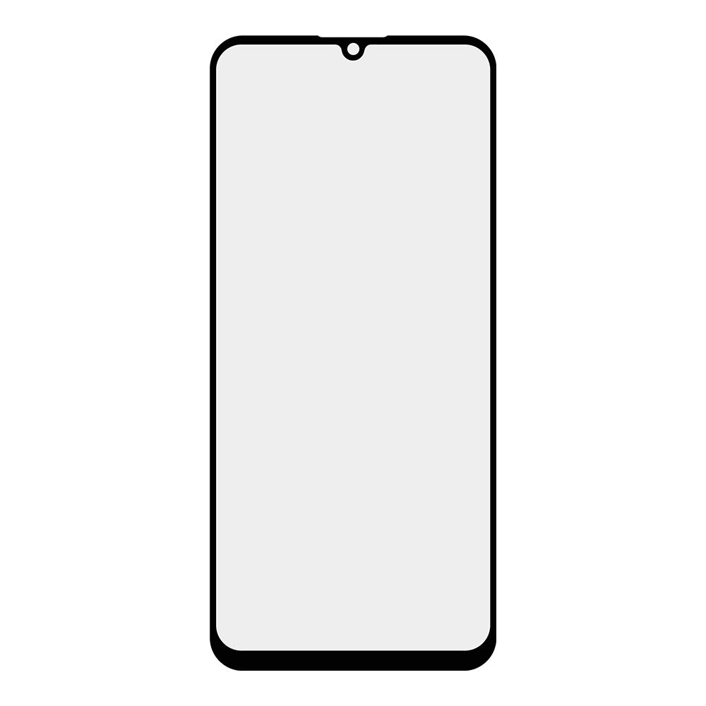 Стекло + OCA плёнка для переклейки Huawei Honor X7a / X7a Plus / Enjoy 40 Plus (черный)