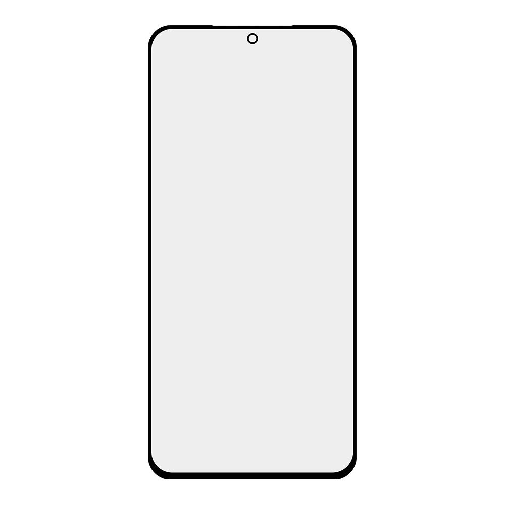 Стекло для переклейки Samsung Galaxy S21 (черный)
