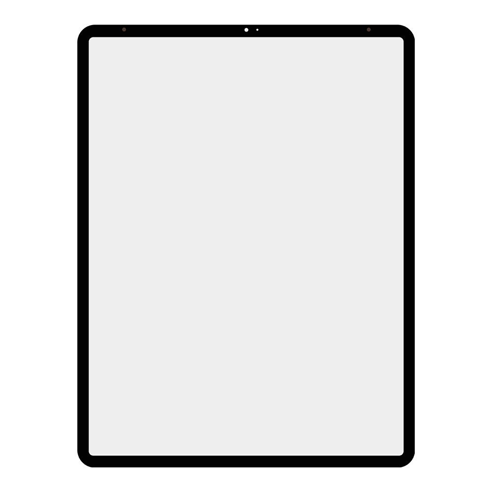 Стекло для переклейки Apple iPad Pro 12.9" 2020 (черный)