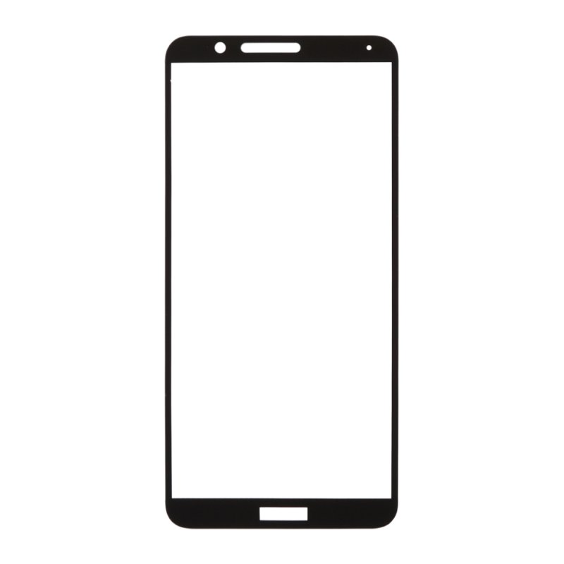 Защитное стекло "LP" для Huawei Honor 7X Thin Frame Full Glue Glass  0,33 мм, 2.5D 9H (черное)