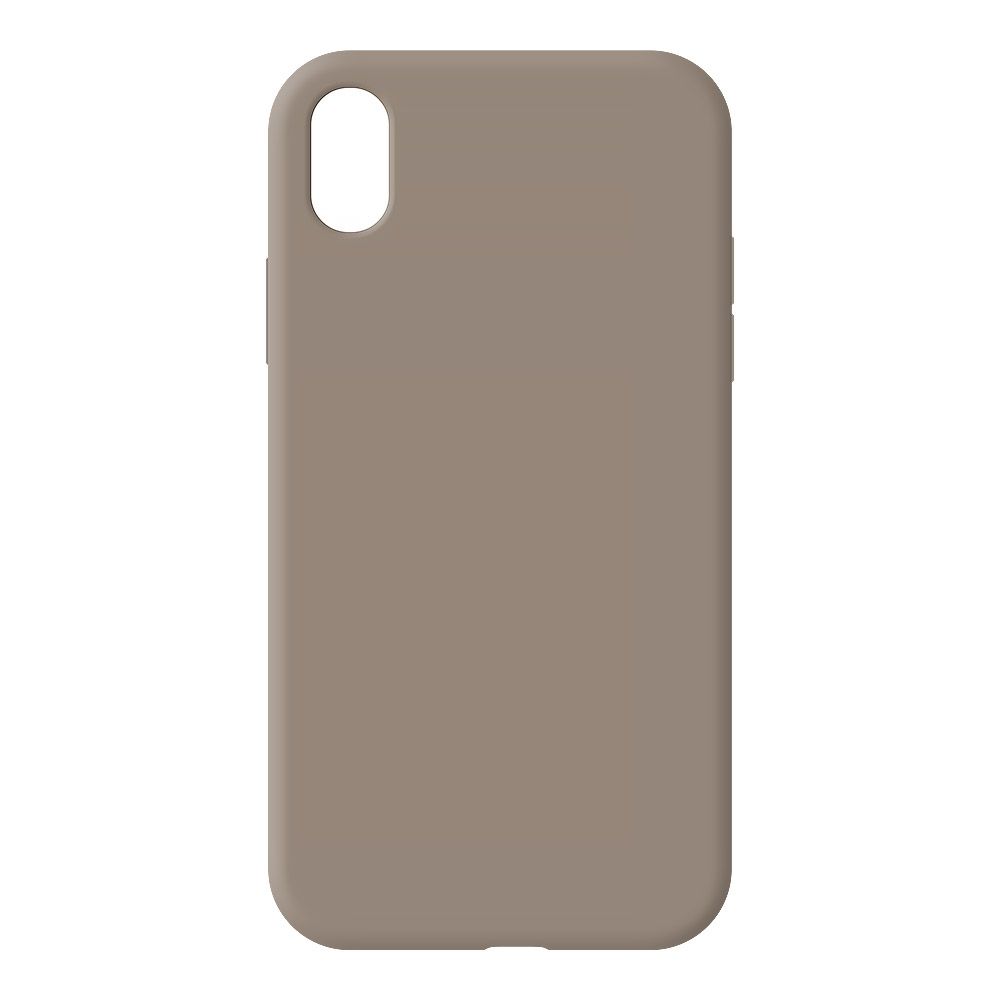 Силиконовый чехол для iPhone Xr "Silicone Case" (серый, блистер) 23