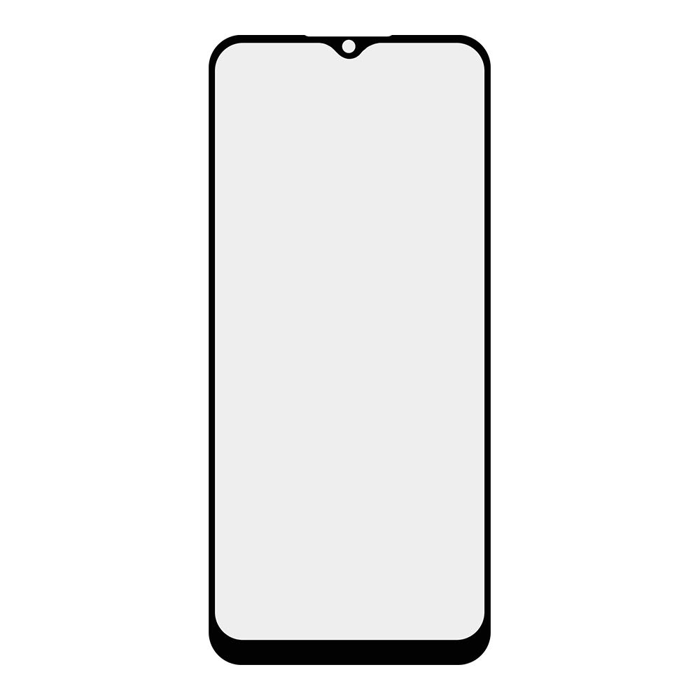 Стекло + OCA пленка для переклейки Realme C31 (черный)
