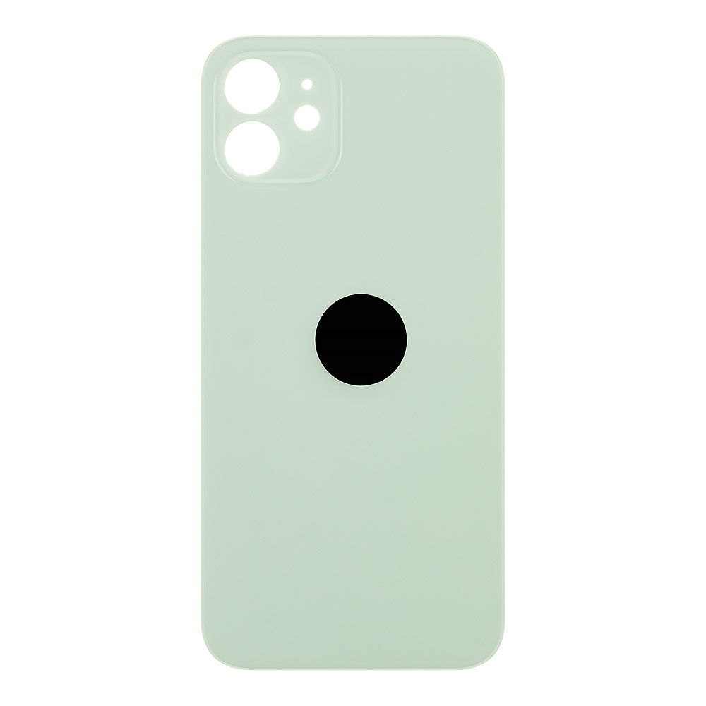 Задняя крышка для iPhone 12 (зеленый) с логотипом, монолит