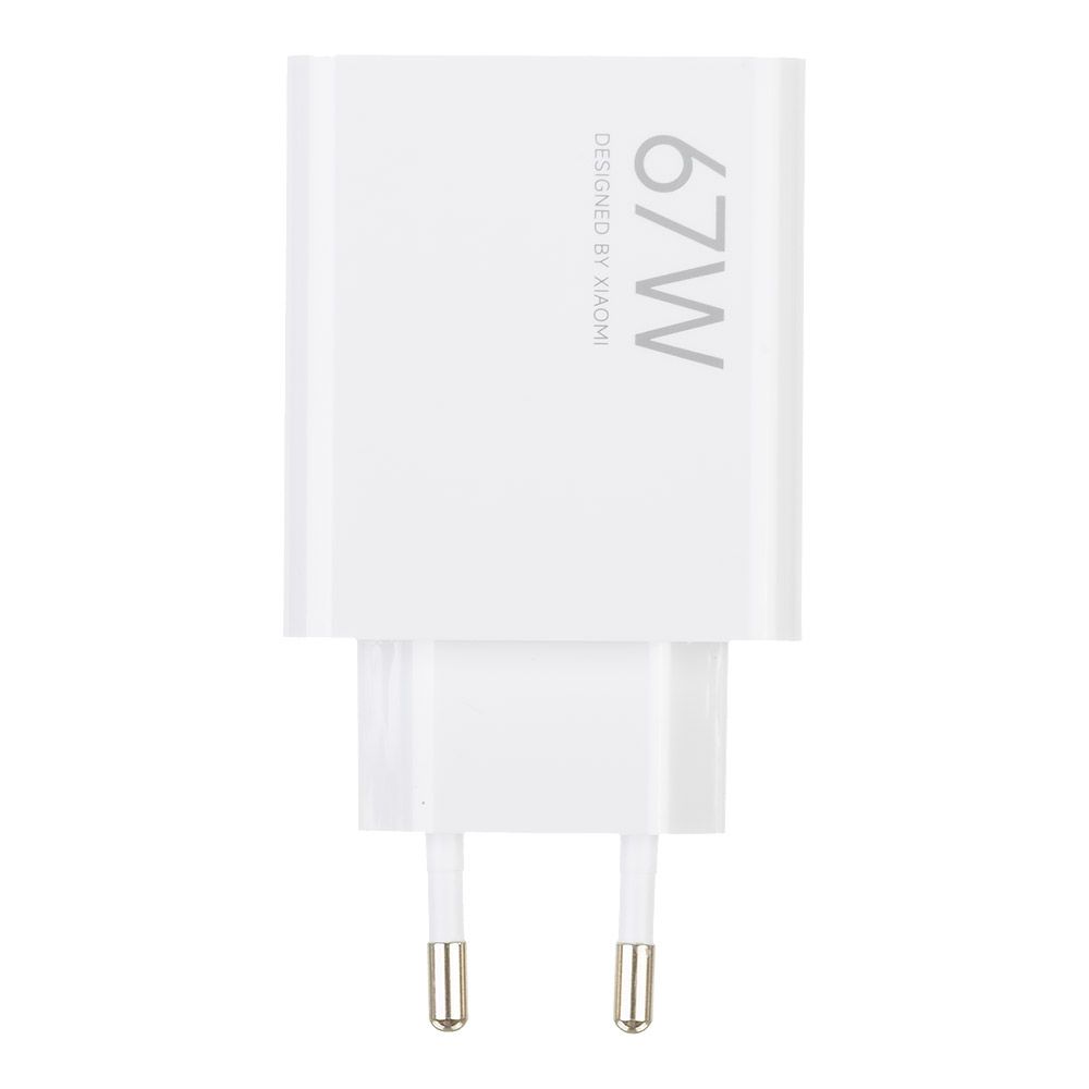 Сетевое зарядное устройство Xiaomi 67W HyperCharge Power Adapter (USB-A) EU (белое)