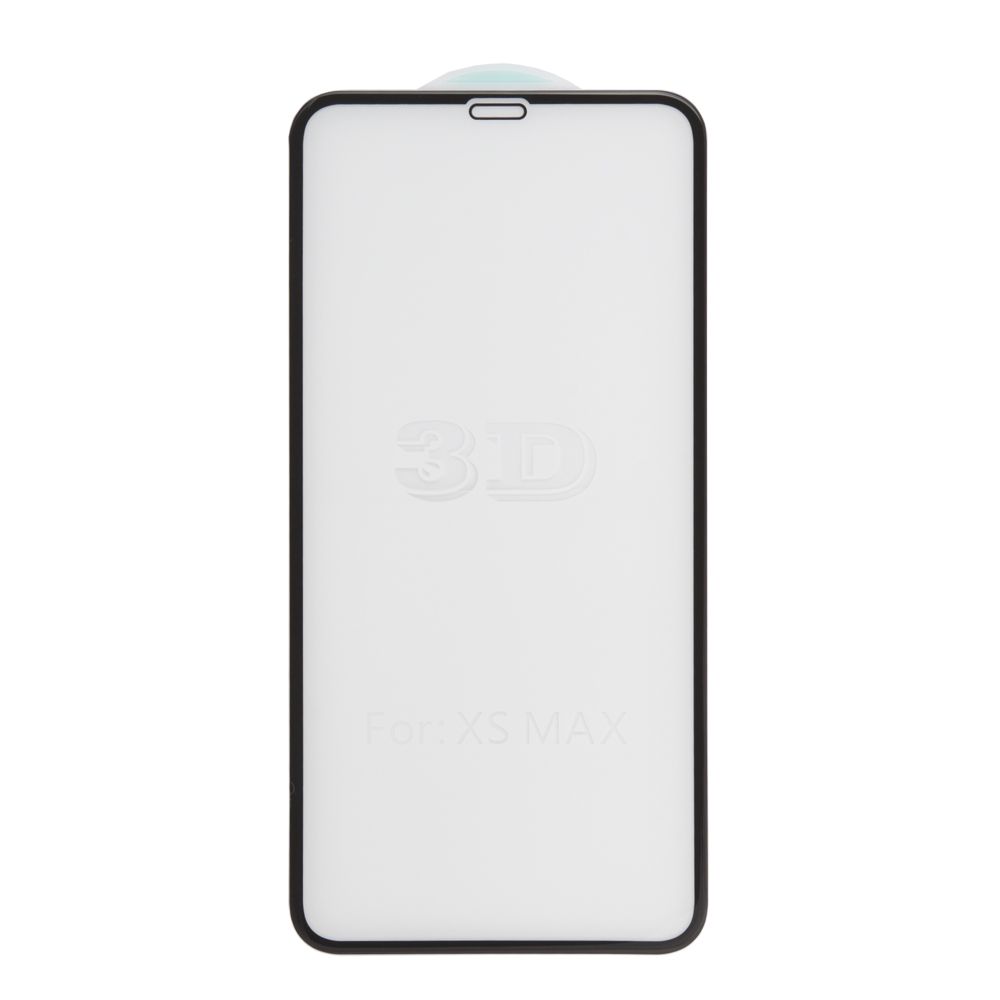 Защитное стекло 3D для iPhone 11 Pro Max/Xs Max Tempered Glass черное 0,33 мм (ударопрочное)