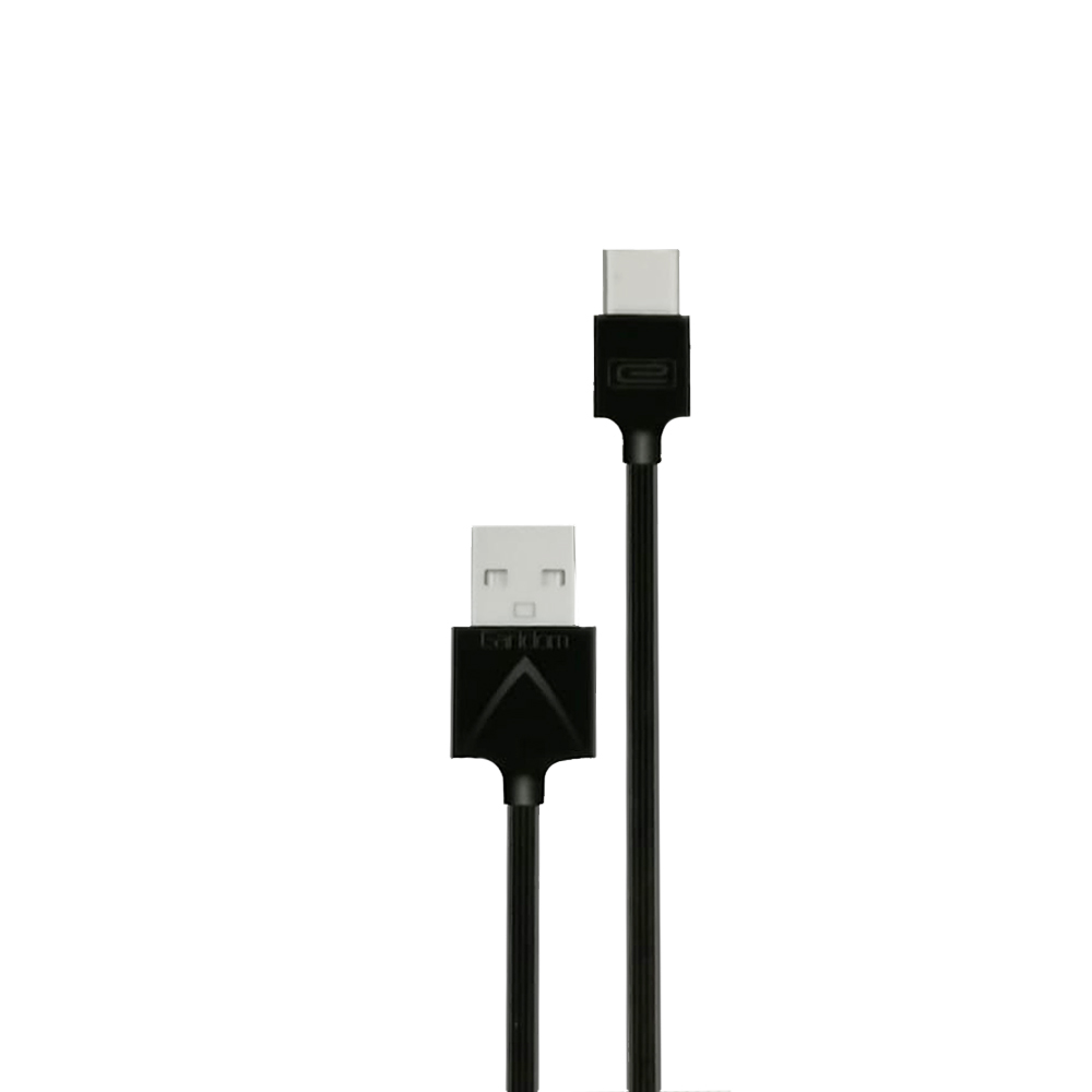 USB кабель Earldom EC-066C Type-C, 2.4А, 1м, PVC (черный)