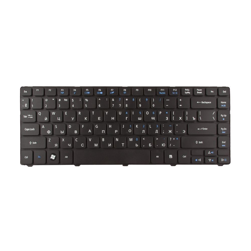 Клавиатура для Acer Aspire 3410 3410T 3410G 3810 3810TG 3810T 3815 3820 3820G 3820T (черная)