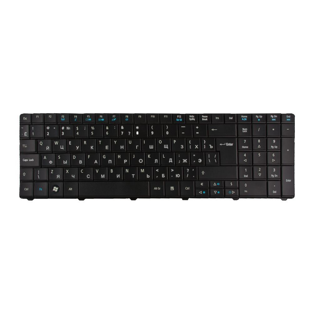 Клавиатура для Acer Aspire E1 521 531 571 E1-521 E1-531 E1-571 E1-571G (with Numpad) (черная)
