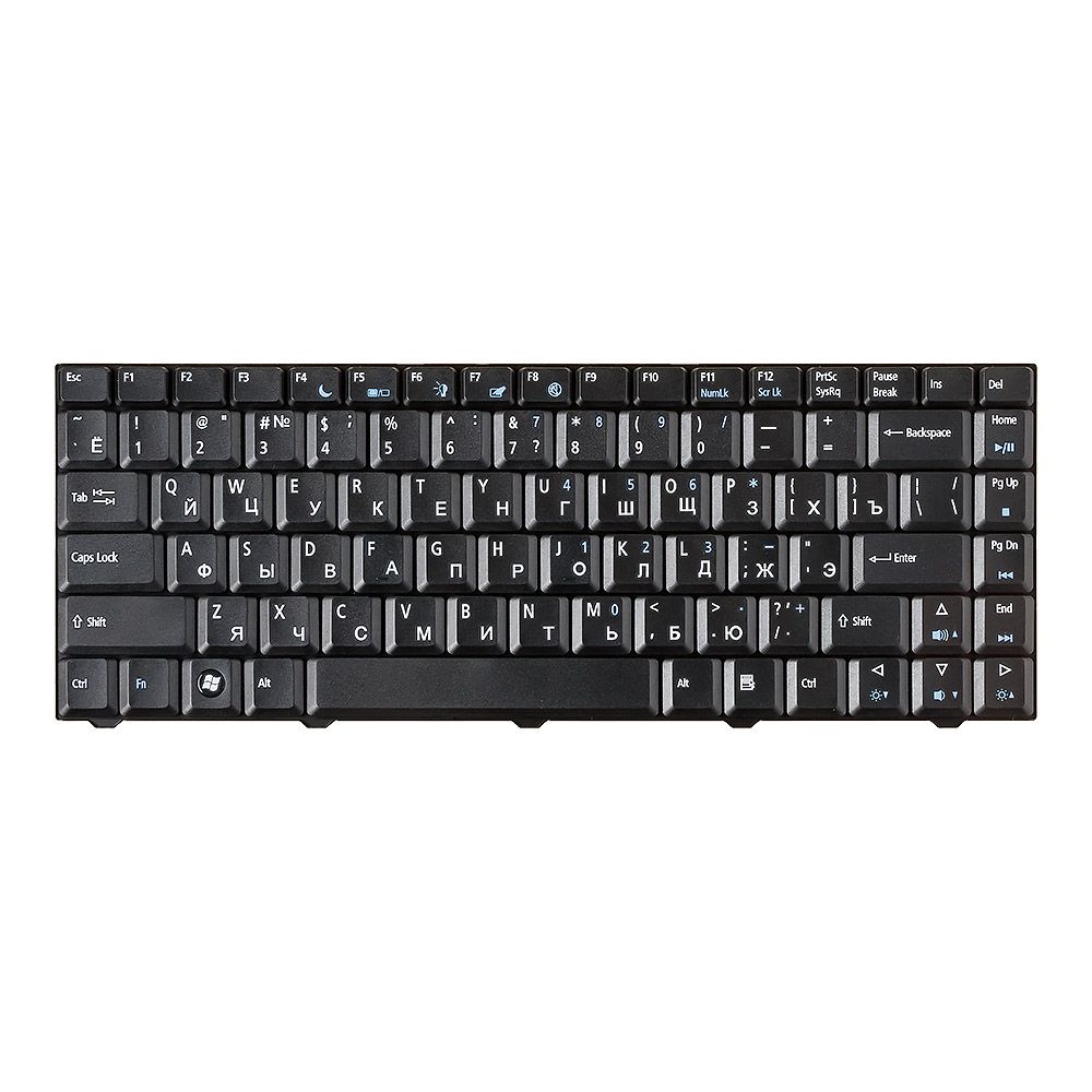 Клавиатура для Acer e-Machines D520 D725 E520 E720 (чёрная)