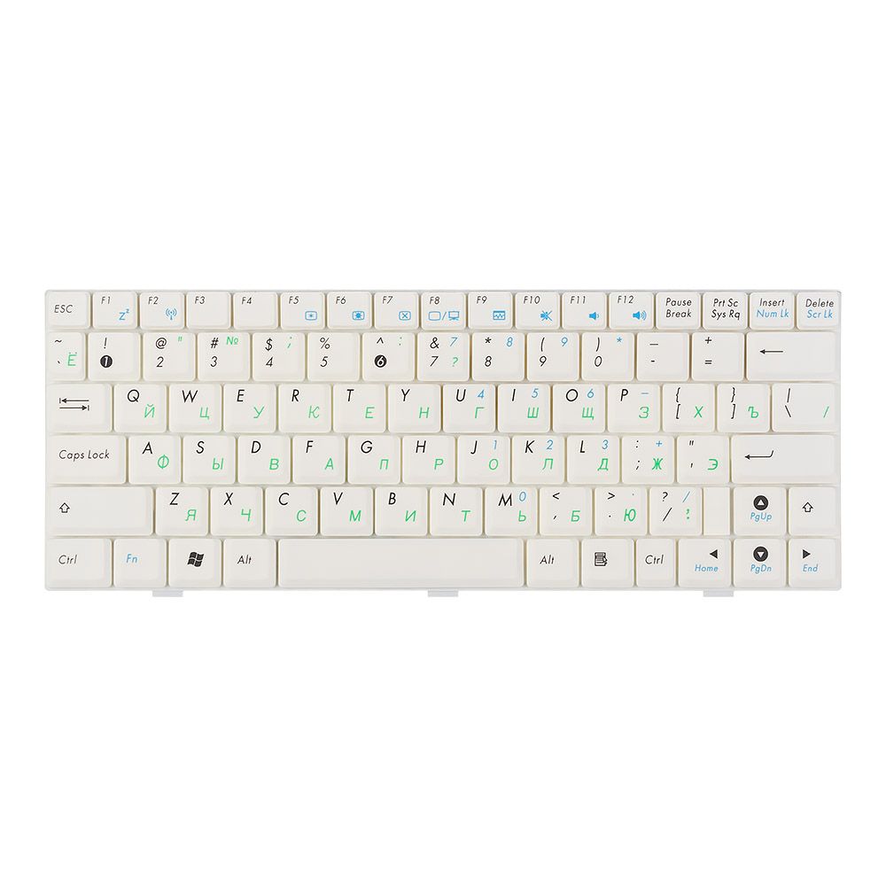 Клавиатура для Asus EeePC 1000 (белая)