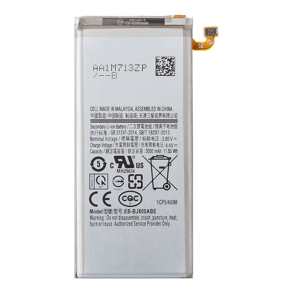 Аккумулятор (АКБ) Samsung Galaxy J6/A6 2018 A600F/J600F  (EB-BJ800ABE) Li3000 EURO (OEM)