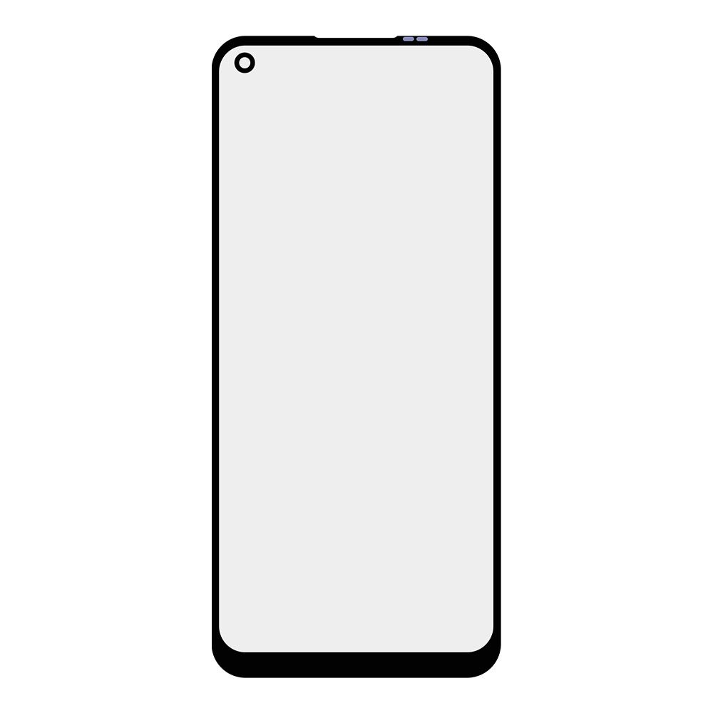 Стекло для переклейки Oppo A54 5G (черный)