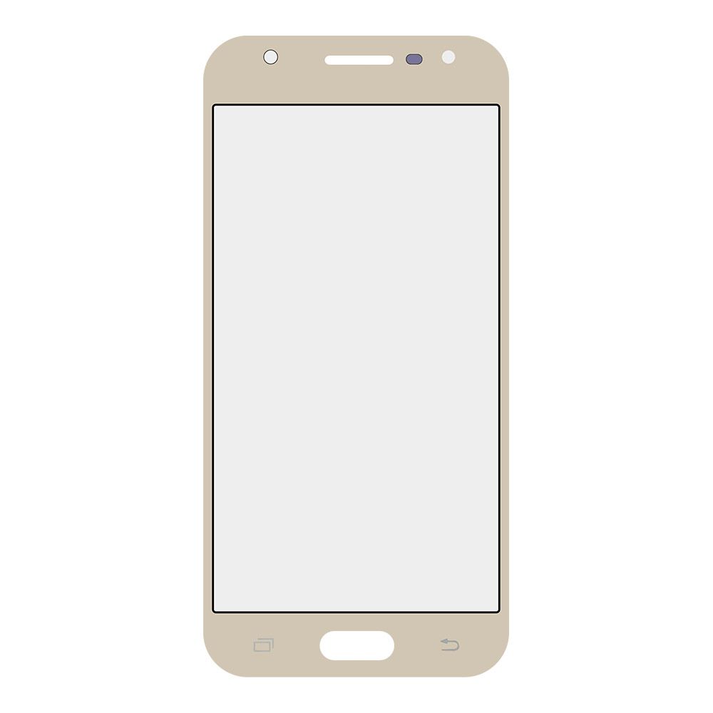Стекло для переклейки Samsung SM-J330 J3 2017 (цвет золото)