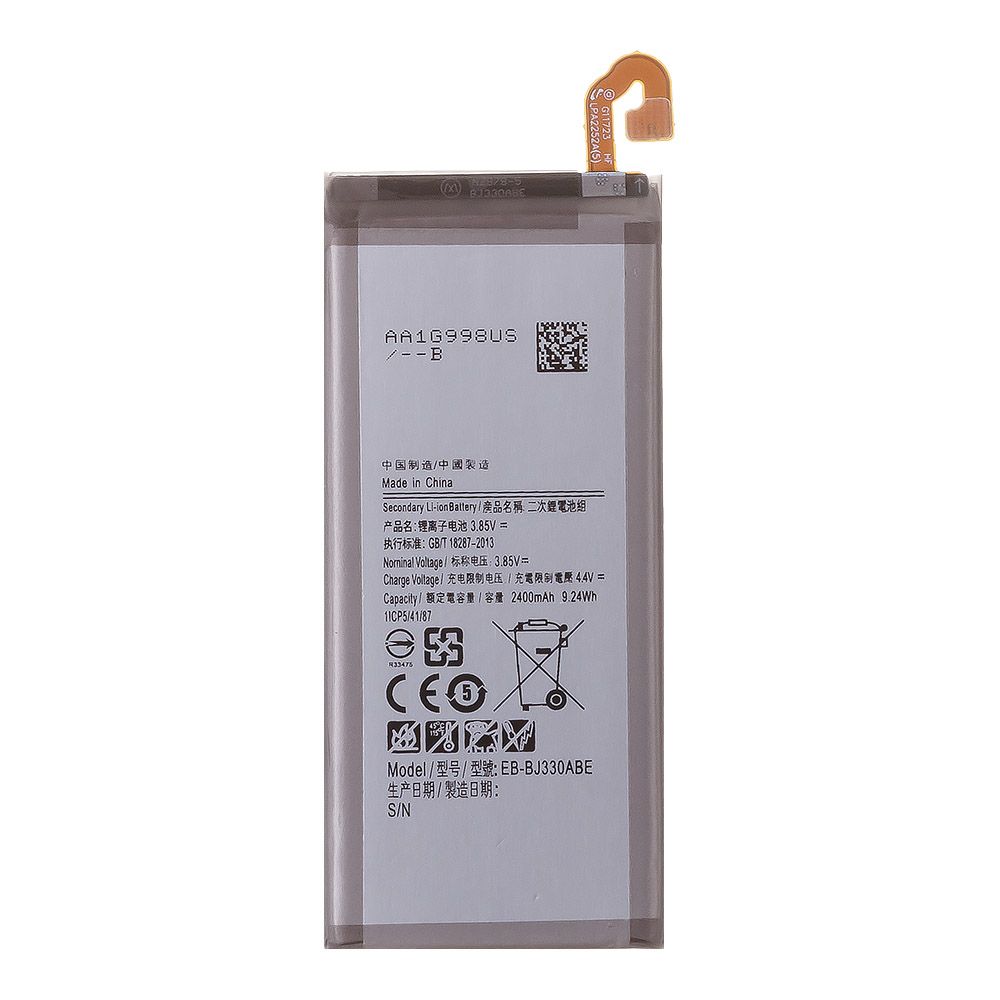 Аккумулятор (АКБ) Samsung SM-J330F/DS J3 2017 (EB-BJ330ABE) Li2400 100% Filling Capacity