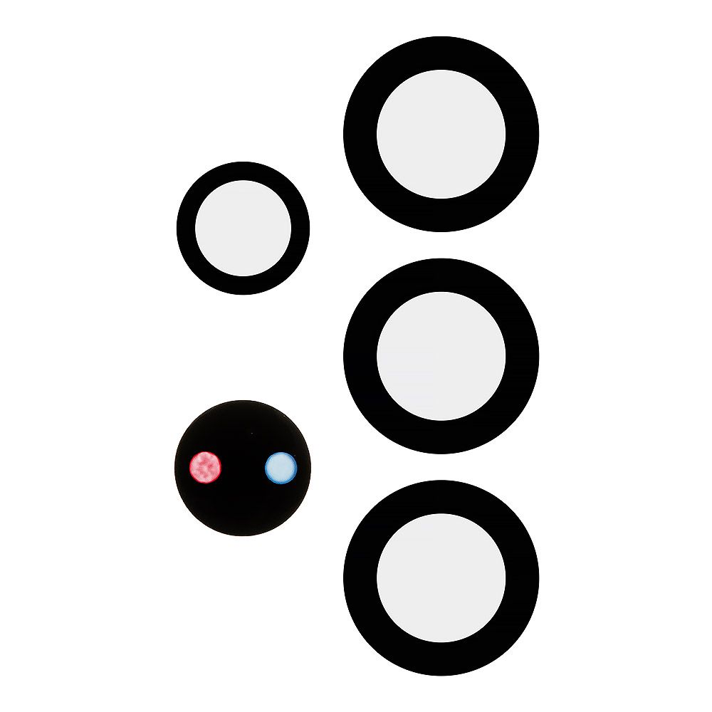 Стекло задней камеры для Samsung S918 Galaxy S23 Ultra (без рамки) (черный)