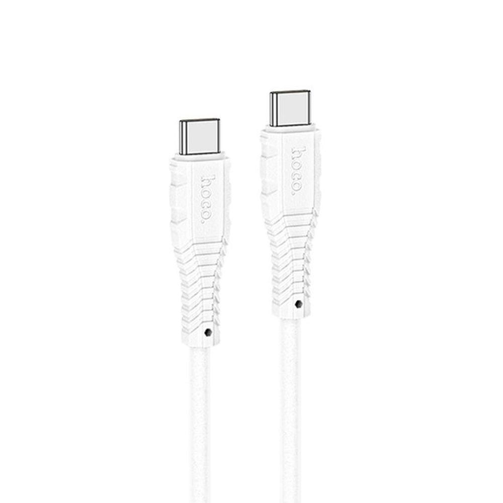 USB-C кабель HOCO X67 Nano Type-C, 3А, 60W, 1м, силикон (белый)