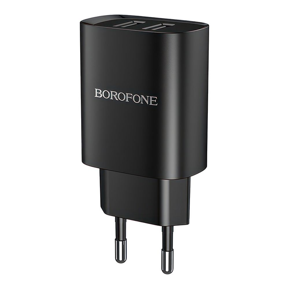 СЗУ BOROFONE BN2 Super Fast 2xUSB, 2.1А (черный)