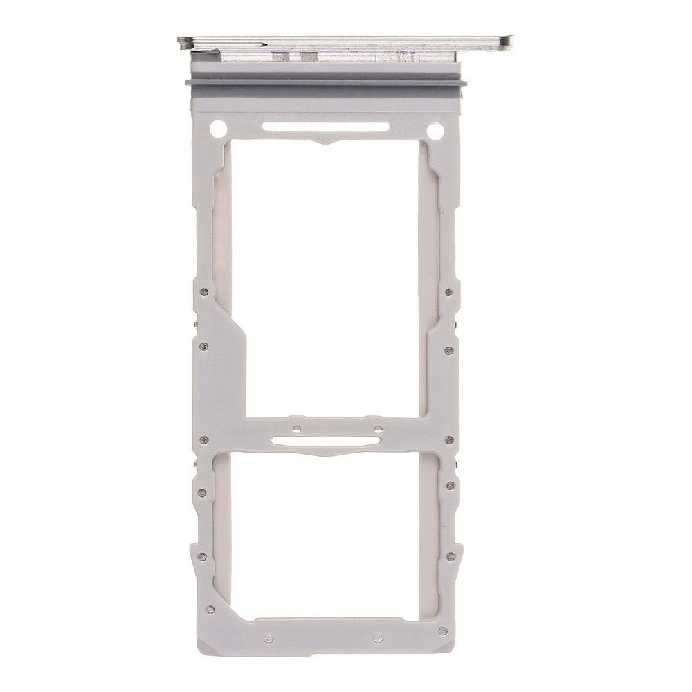 Держатель SIM-карты (сим лоток) Samsung S20/S20+/S20 Ultra G980/G985/G988 (серебристый)