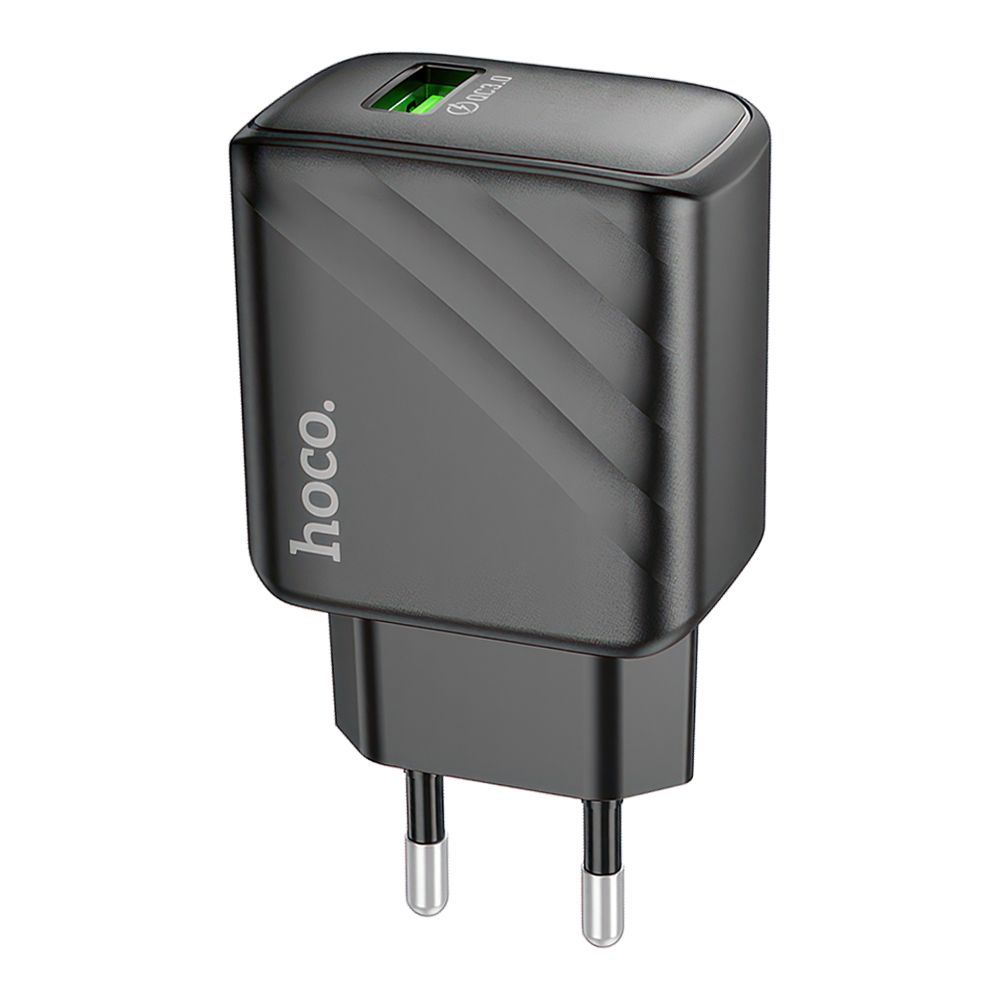 СЗУ HOCO CS21A Rich 1xUSB, 3А, QC3.0 (черный)