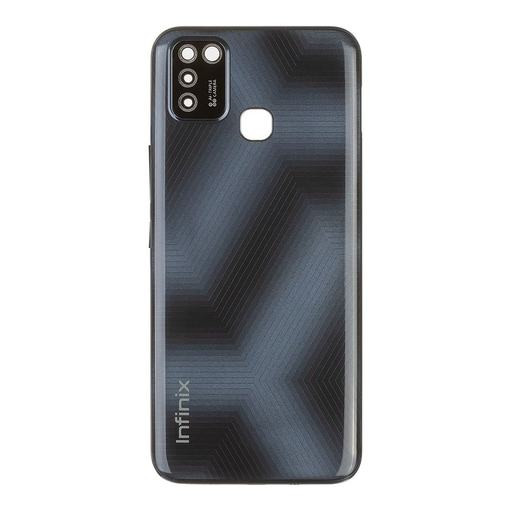 Задняя крышка для Infinix Hot 10 Lite (X657B) (черный)