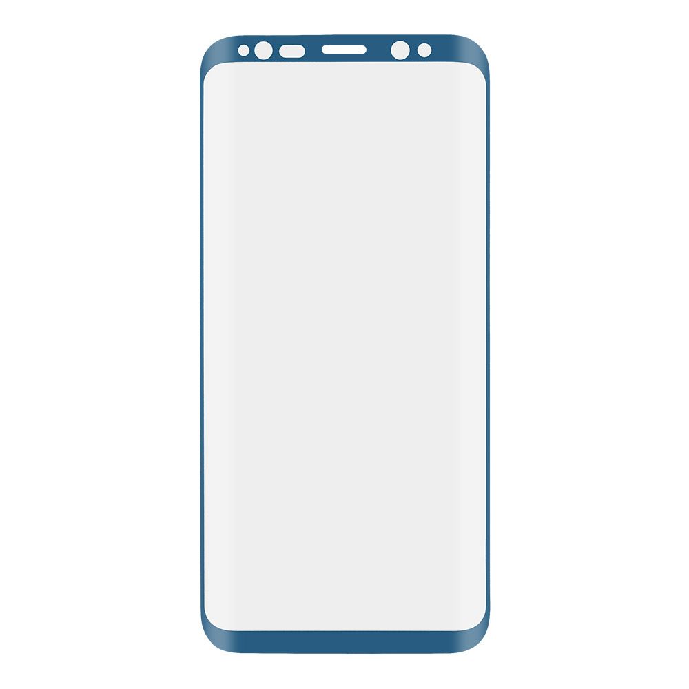 Защитное стекло Tempered Glass 3D для Samsung Galaxy S8 0,33 мм (голубое)