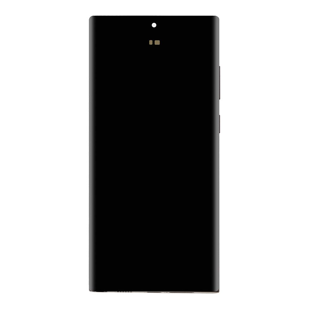 LCD дисплей для Samsung Galaxy S22 Ultra SM-S908 в рамке (черный) 100% OR SP