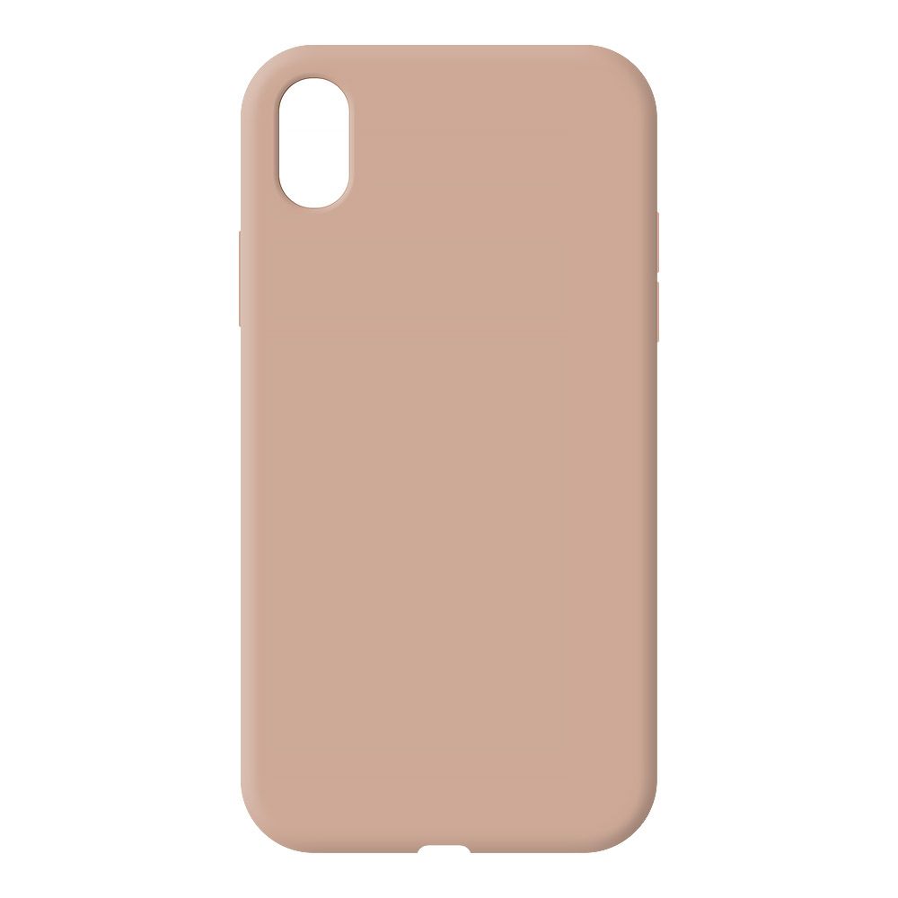 Силиконовый чехол для iPhone Xr "Silicone Case" (пыльно-розовый, блистер) 19
