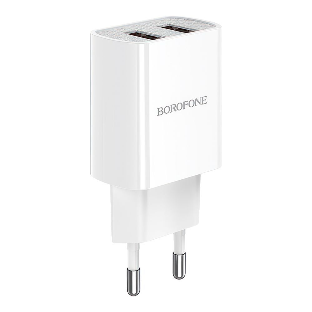 СЗУ BOROFONE BA53A Powerway 2xUSB, 2.1А (белый)