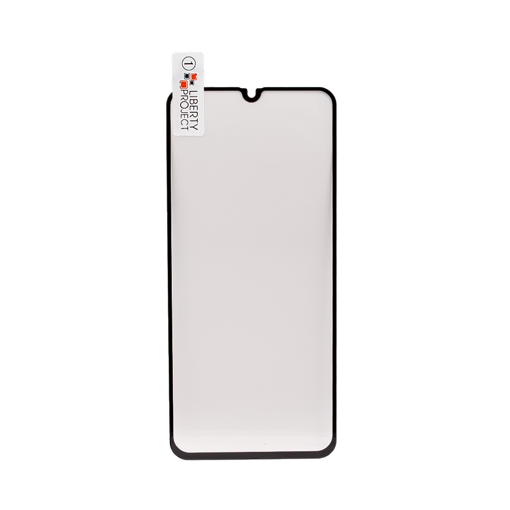 Защитное стекло "LP" для Samsung Galaxy A02 Thin Frame Full Glue с рамкой 0,33 мм 2,5D 9H (черное)