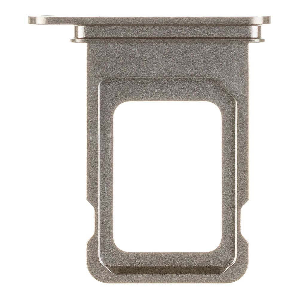 Держатель SIM-карты (сим лоток) iPhone 15 Pro/15 Pro MAX (белый)