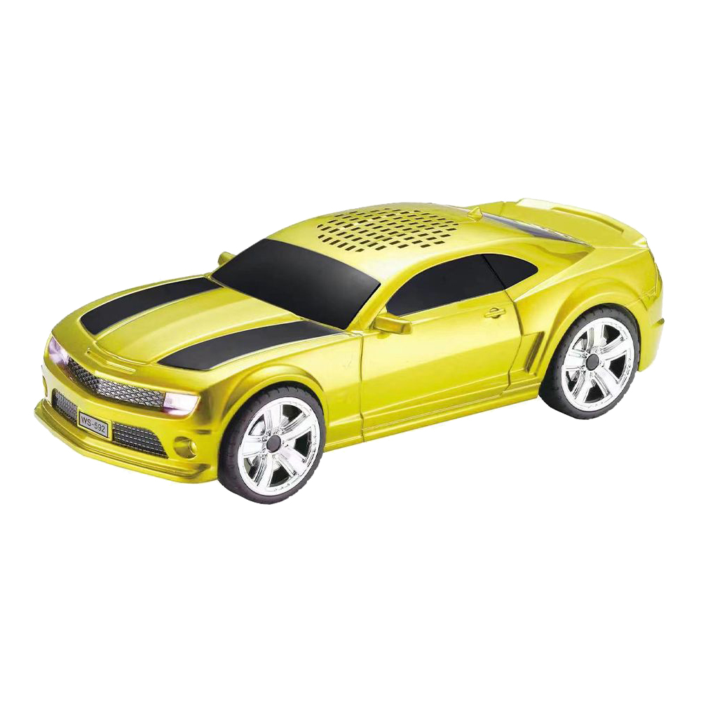 Колонка беспроводная Bluetooth WSTER WS-592 Camaro MicroSD/USB//FM (желтая)