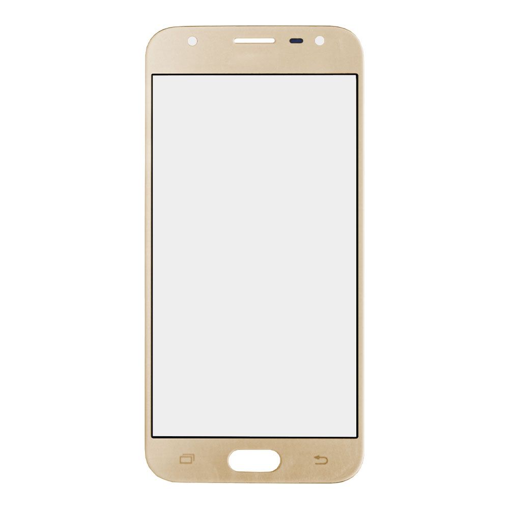 Стекло + OCA плёнка для переклейки Samsung J330 Galaxy J3 (2017) (золото)