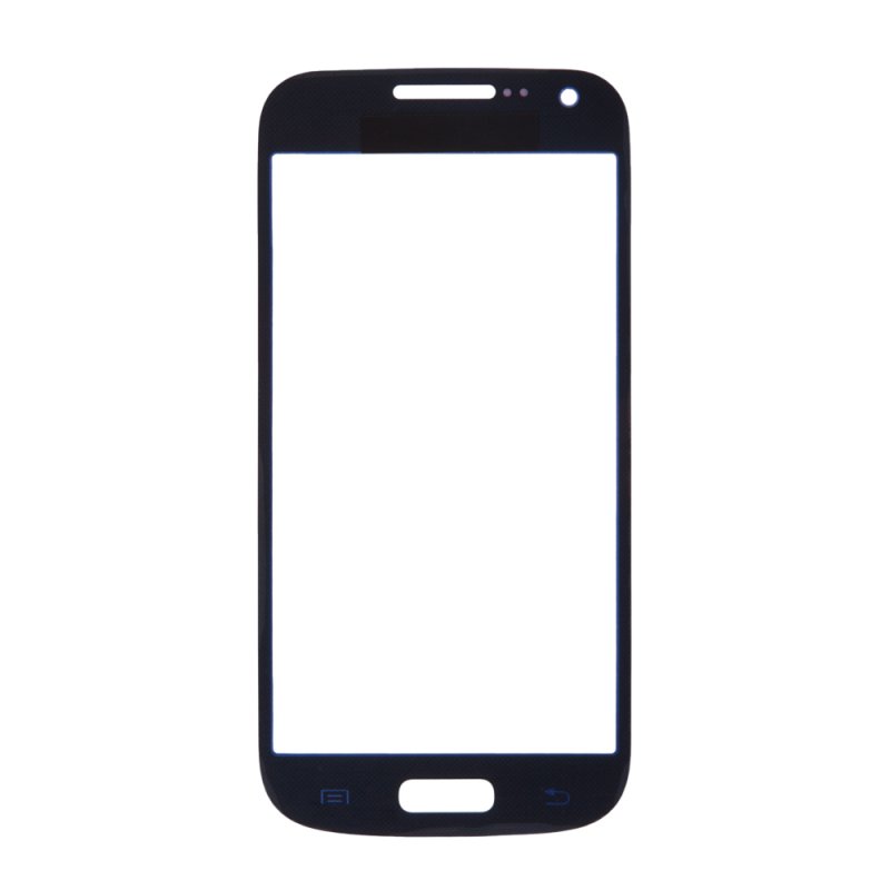 Стекло для переклейки Samsung Galaxy S4 mini (синий)