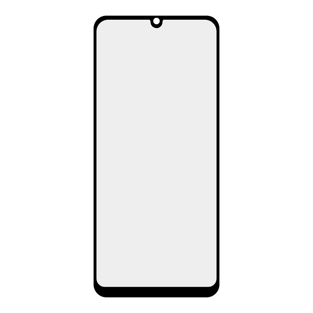 Стекло + OCA плёнка для переклейки Huawei Y8p (AQM-LX1) / Honor 30i (LRA-LX1) (черный)