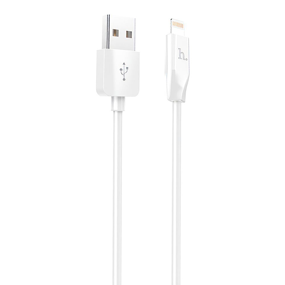 USB кабель HOCO X1 Rapid Lightning 8-pin, 2А, 2м, PVC (белый)