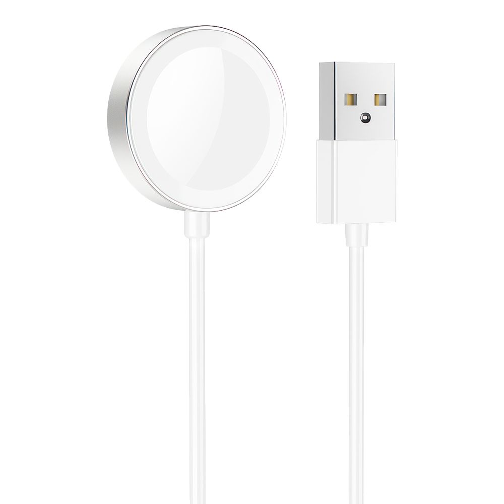 Беспроводное ЗУ HOCO CW39 для iWatch, 0.35A, магнитное, 1.2м (белый)