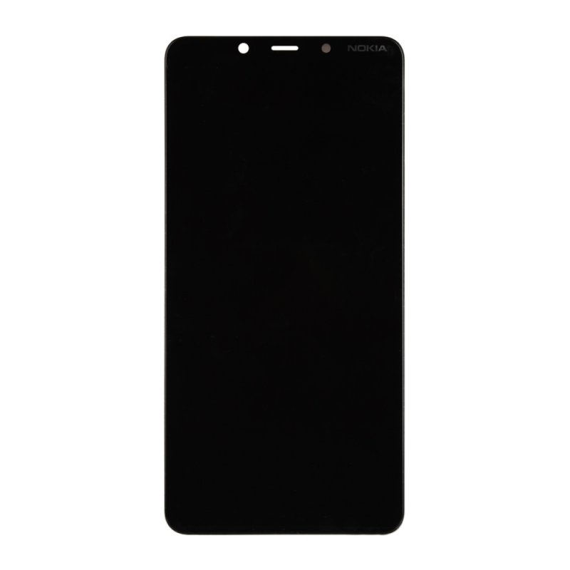 LCD дисплей для Nokia 3.1 Plus (TA-1104) в сборе с тачскрином (черный)