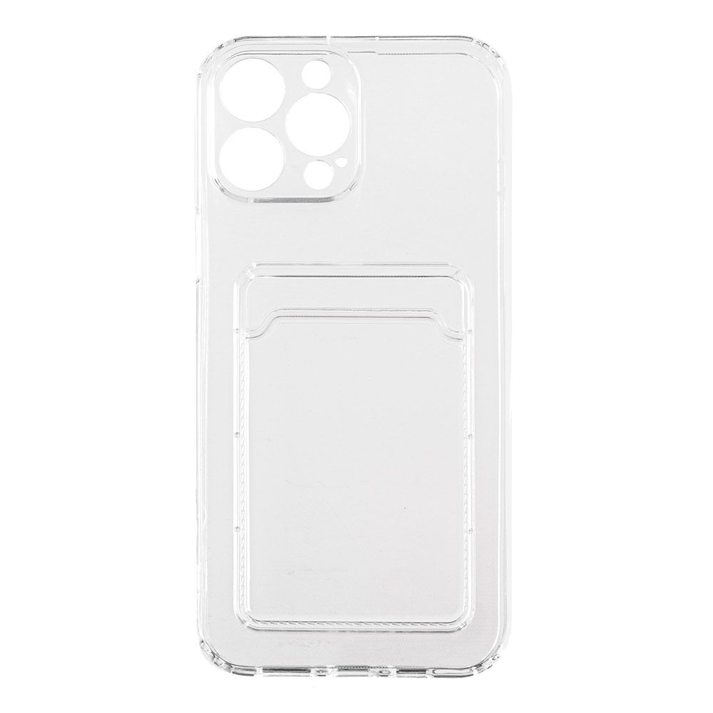 Силиконовый чехол для iPhone 13 Pro Max карман для карт