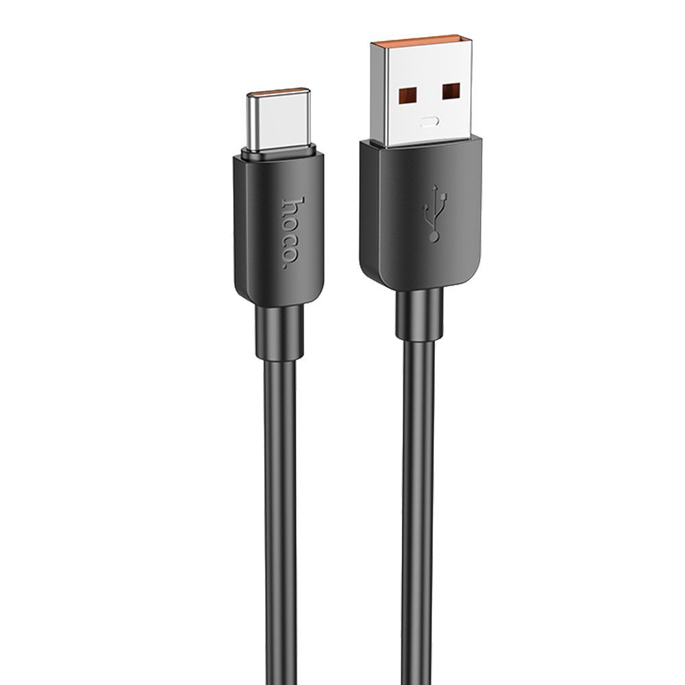 USB кабель HOCO X96 Hyper Type-C, 6А, 100W, 1м, PVC (черный)
